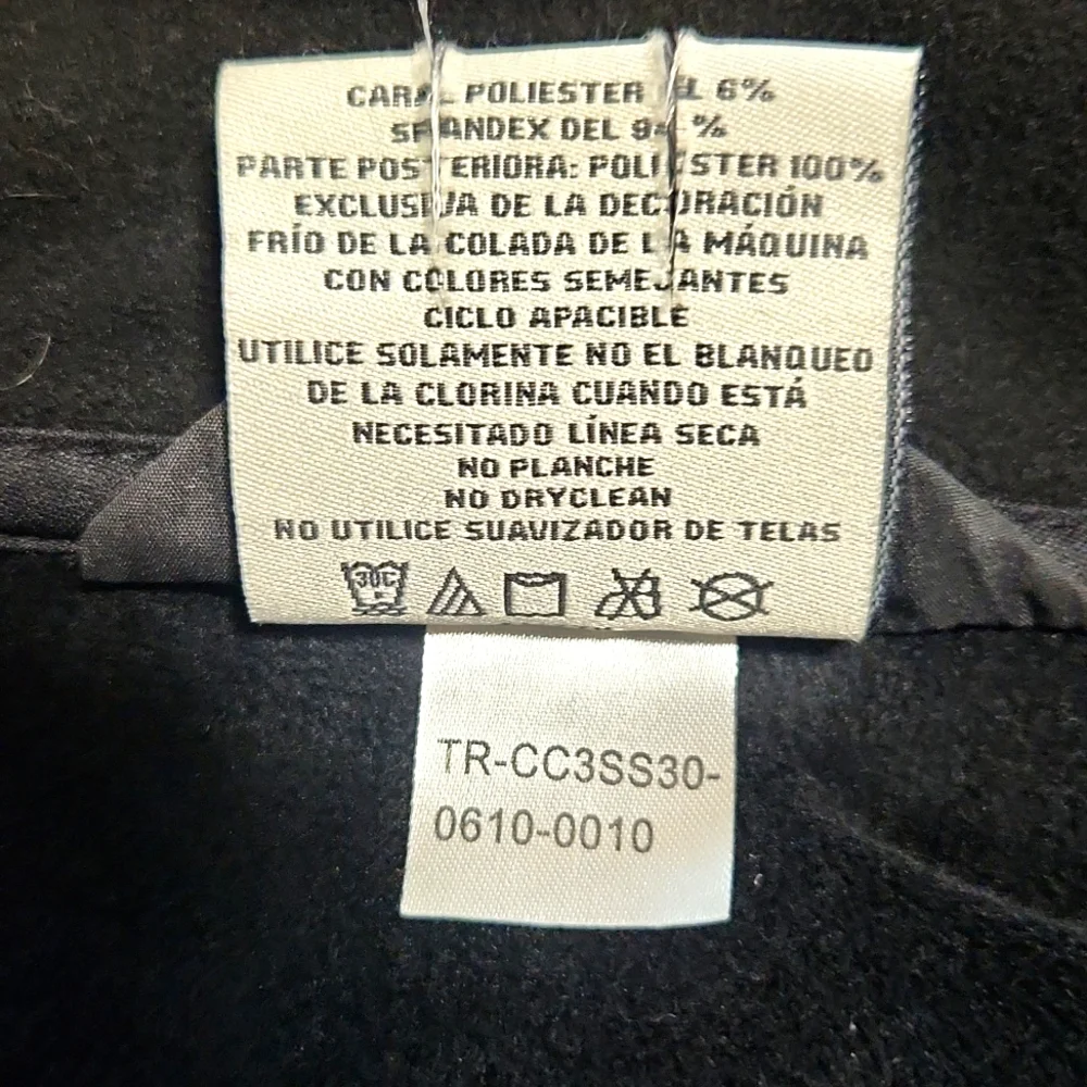 Black Diamond Double Diamond Men's Black Zip Up Jacket Size XL EUC